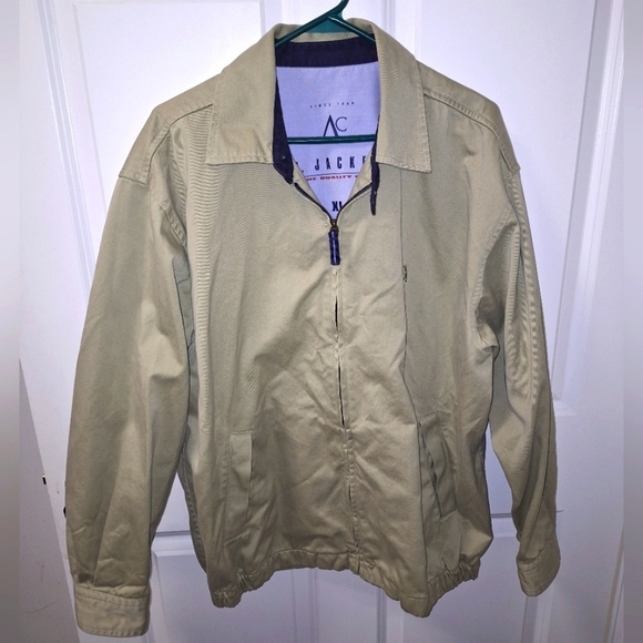 AC Jackets Other - An A.C. Jackets khaki colored Golf jacket in an XL. 100% cotton.